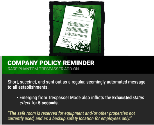 Company Policy Reminder