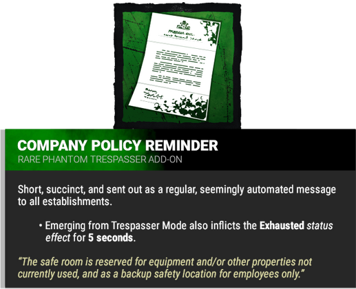 Company Policy Reminder