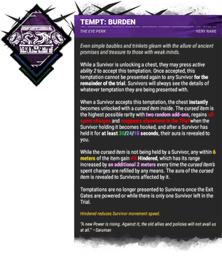 Tempt: Burden