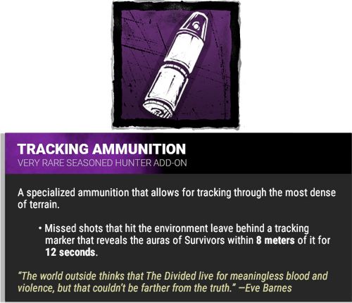 tracking ammunition