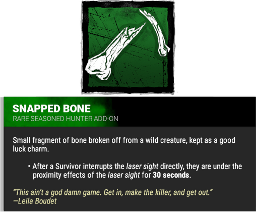 SNAPPED BONE SNAPPED BONE