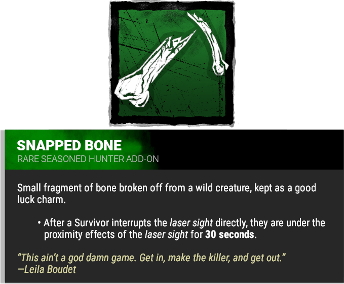 SNAPPED BONE SNAPPED BONE