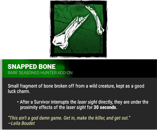 SNAPPED BONE