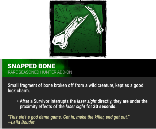 SNAPPED BONE SNAPPED BONE
