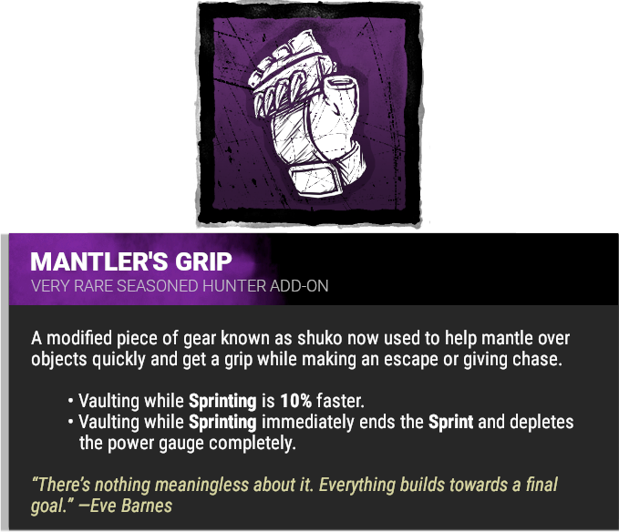 mantler's grip mantler's grip
