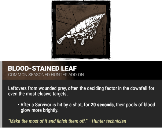 blood-stained leaf