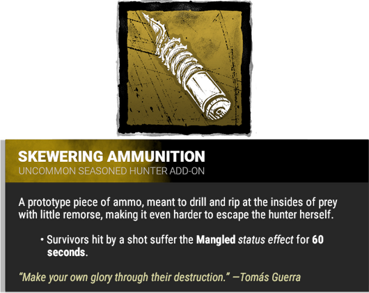 skewering ammunition