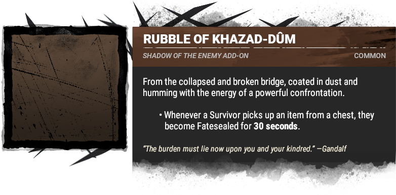 RUBBLE OF KHAZAD-DÛM
