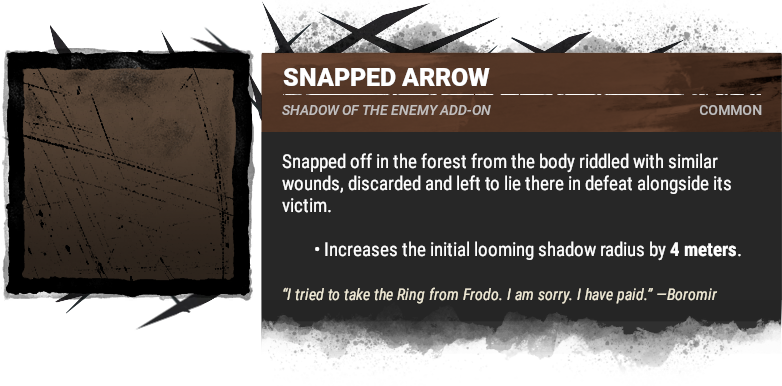 snapped arrow
