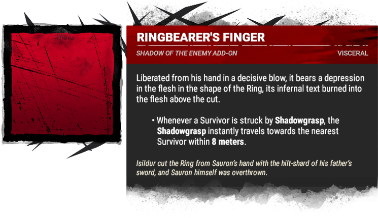 ringbearer's finger