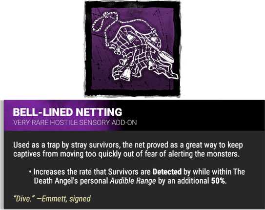 bell-lined netting
