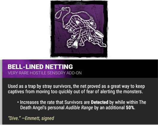bell-lined netting bell-lined netting