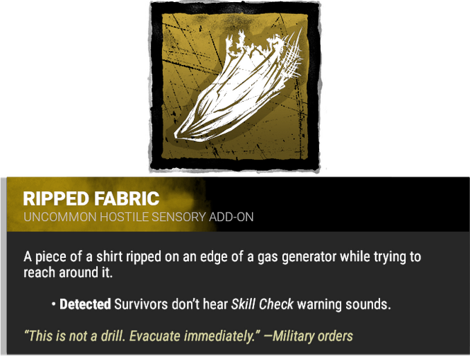 ripped fabric