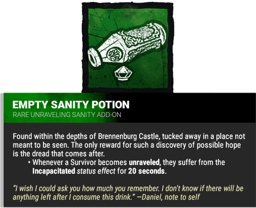 Empty Sanity Potion Empty Sanity Potion