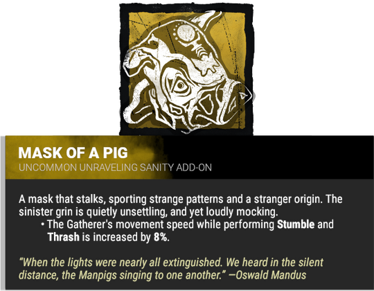 Mask of a Pig