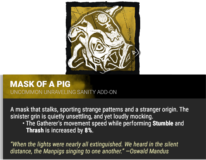 Mask of a Pig Mask of a Pig
