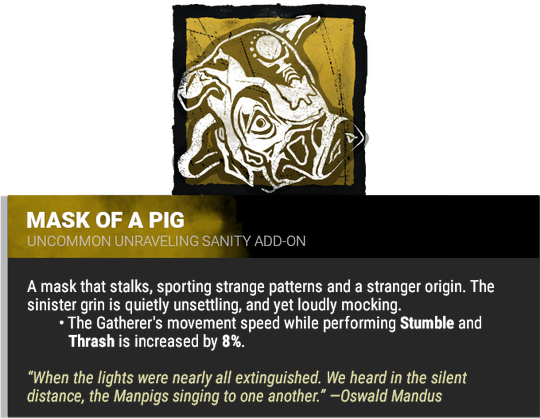 Mask of a Pig Mask of a Pig