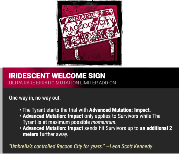 iridescent welcome sign