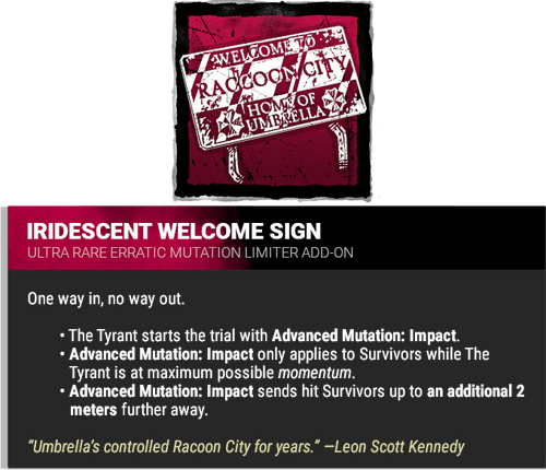 iridescent welcome sign