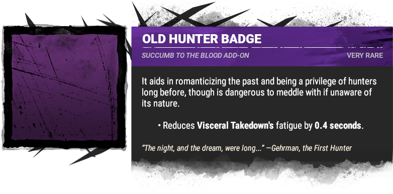 old hunter badge