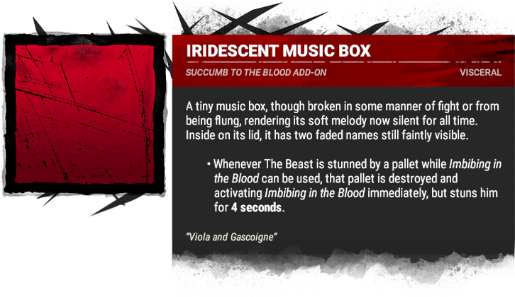 iridescent music box