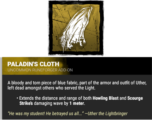 paladin&#39;s cloth