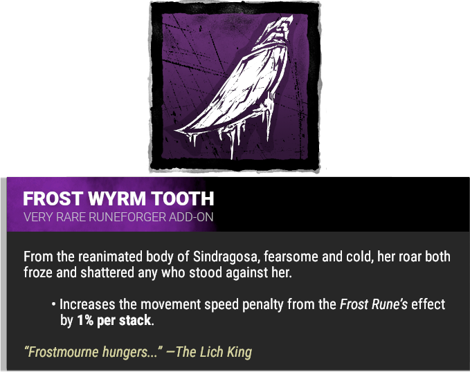 frost wyrm tooth frost wyrm tooth