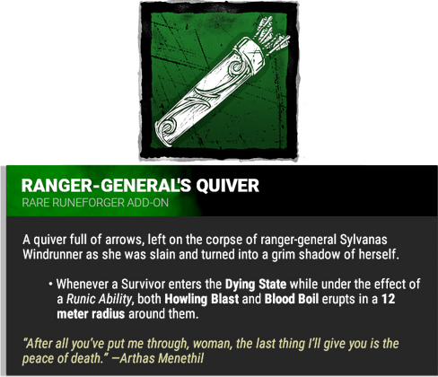 ranger-general&#39;s quiver