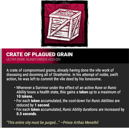 crate of plagued grain