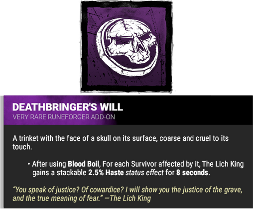 deathbringer's will