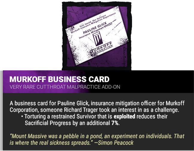 Murkoff Business Card