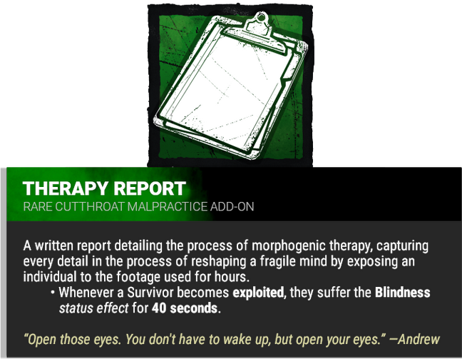 Therapy Report Therapy Report