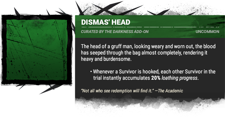 DISMAS' HEAD