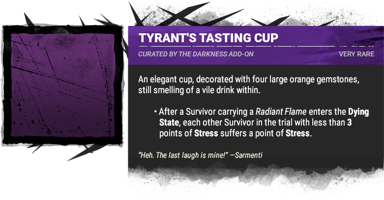 TYRANT'S TASTING CUP