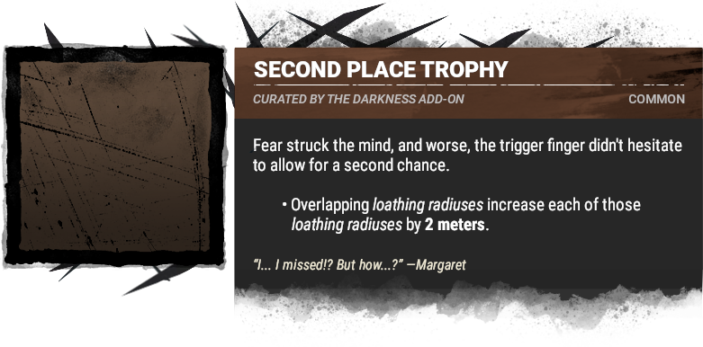 SECOND PLACE TROPHY