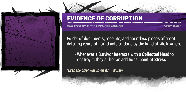 EVIDENCE OF CORRUPTION