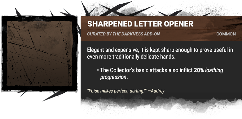 SHARPENED LETTER OPENER