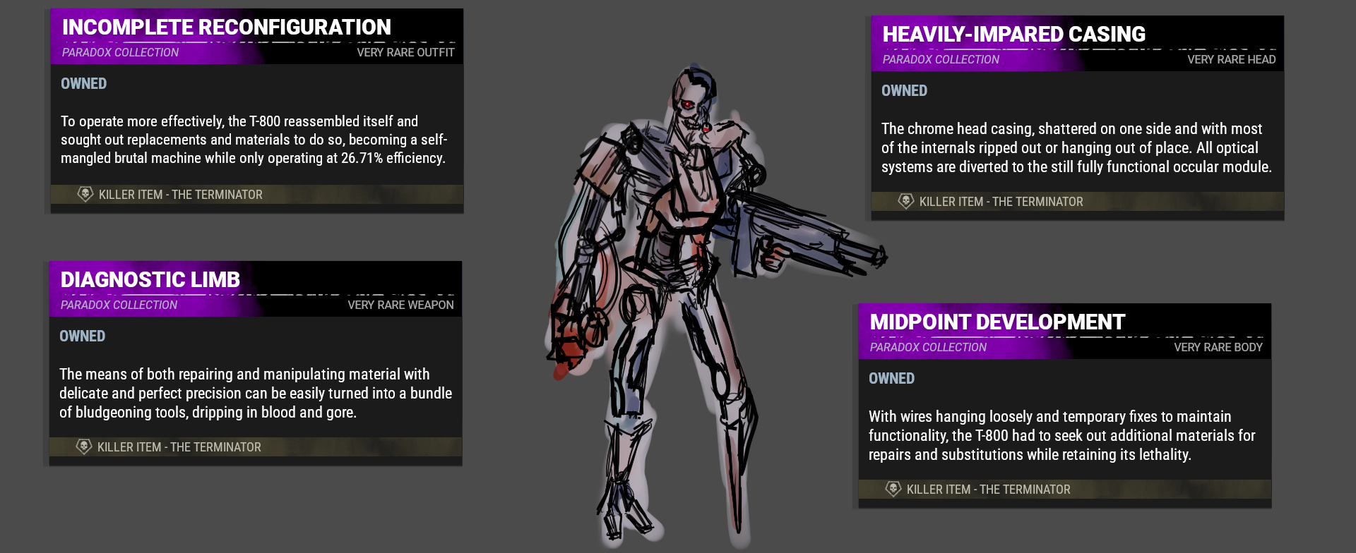PARADOX TOME COSMETIC - "INCOMPLETE RECONFIGURATION"