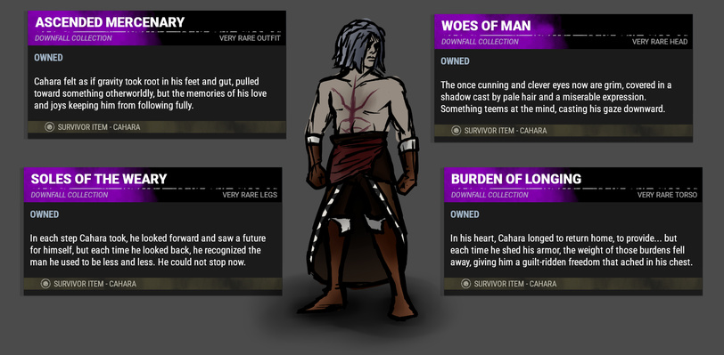 DOWNFALL TOME COSMETIC - &quot;Ascended Mercenary&quot;