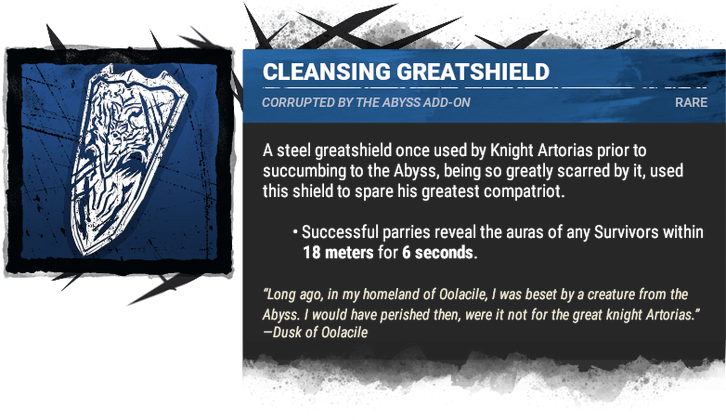 Cleansing Greatshield Cleansing Greatshield
