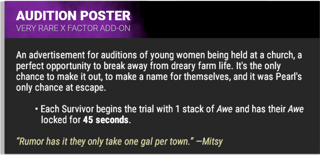 Audition Poster