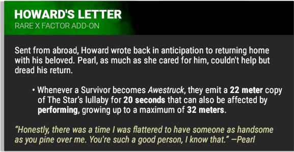 Howard&#39;s Letter