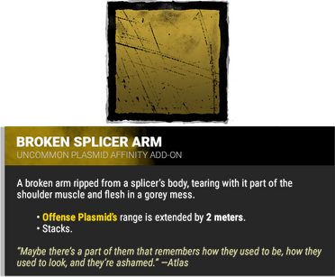 broken splicer arm
