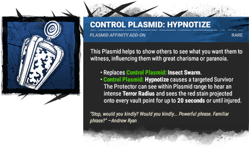 Control Plasmid: Hypnotize Control Plasmid: Hypnotize