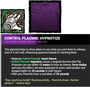 control plasmid: hypnotize