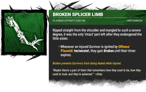 Broken Splicer Limb Broken Splicer Limb