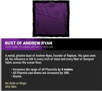 bust of andrew ryan