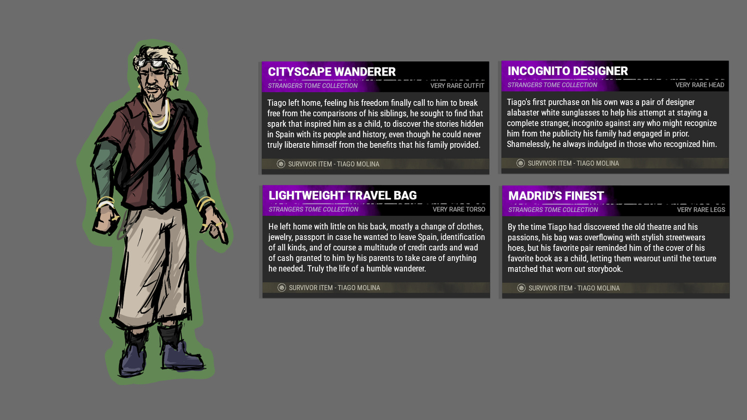 STRANGERS TOME COSMETIC - "CITYSCAPE WANDERER"