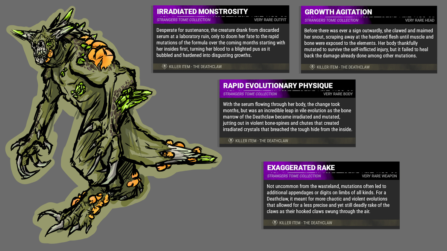 STRANGERS TOME COSMETIC - "IRRADIATED MONSTROSITY"