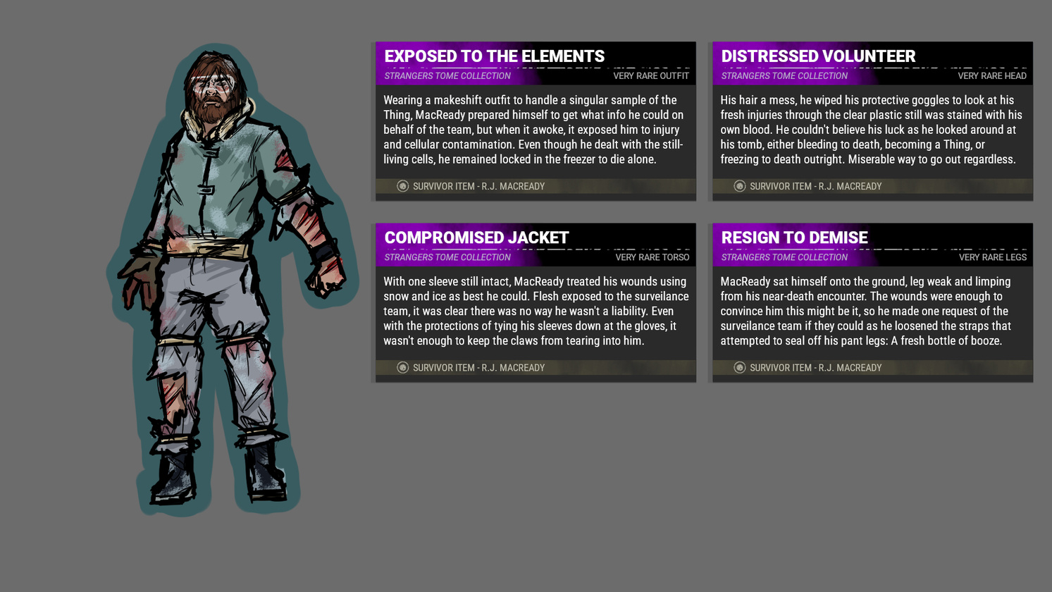 STRANGERS TOME COSMETIC - "EXPOSED TO THE ELEMENTS"